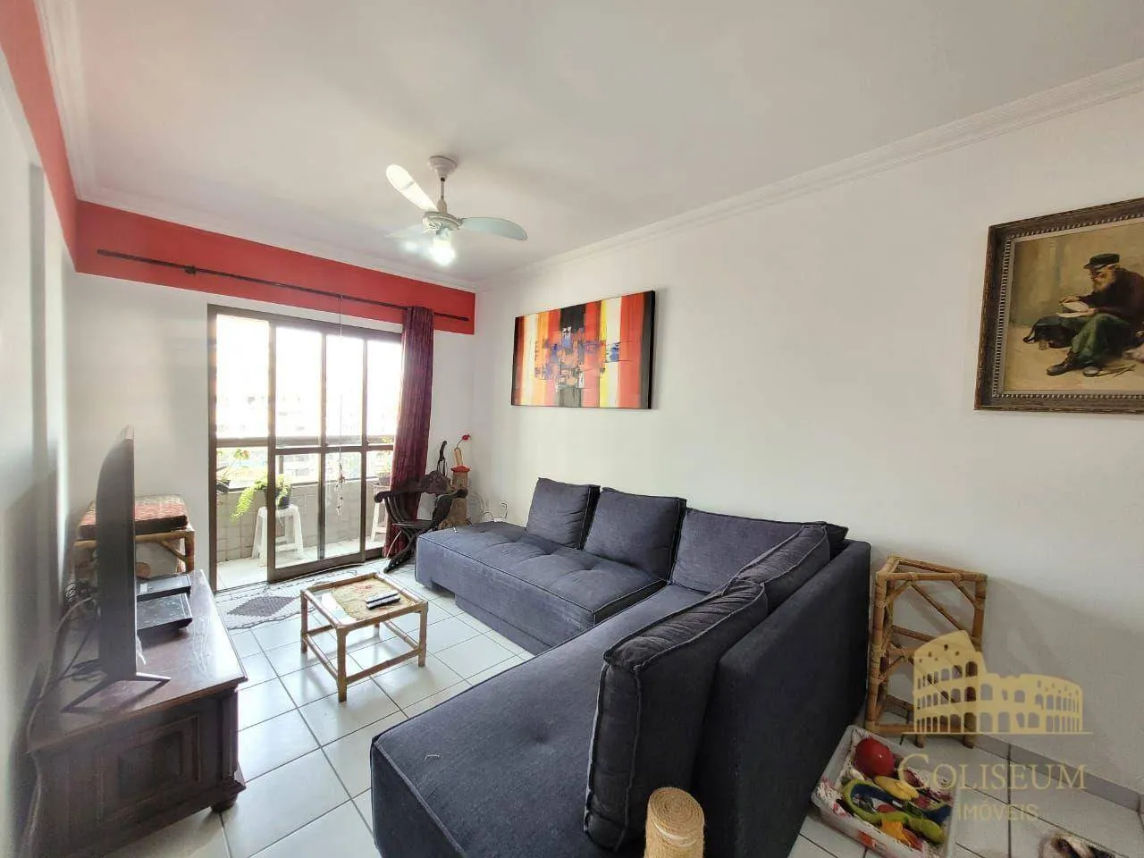 Imagem Apartamento com 2 dormitórios à venda, 82 m² por R$ 425.000,00 - Tupi - Praia Grande/SP