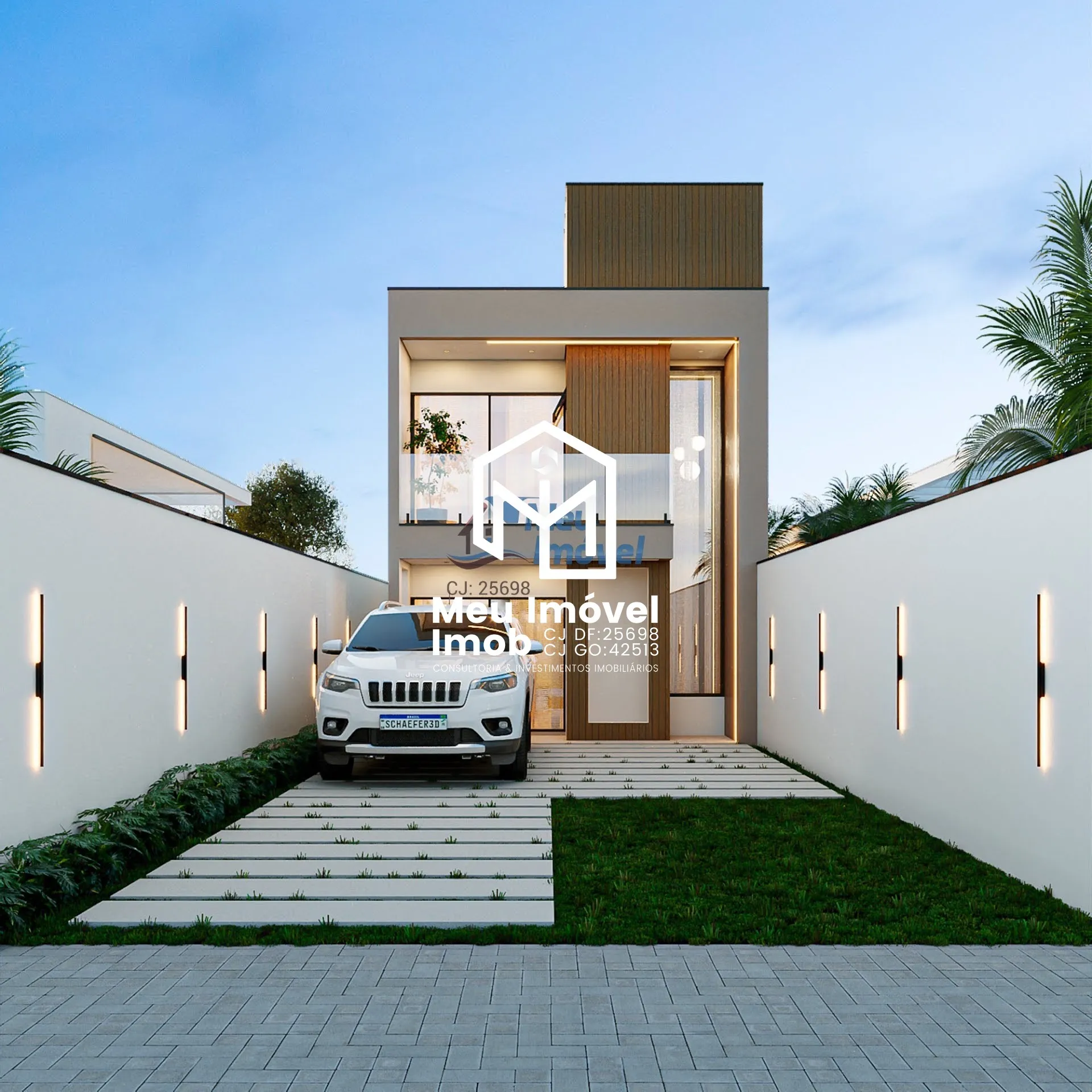 Imagem Res Jacarandá Casa 4 Quartos 4 Suítes 2 Vagas 142m² Jardim