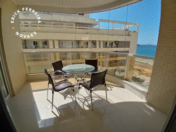 Imagem Alto padrão na praia do Morro em Guarapari/ES 3 Quartos dormitório sendo 1 Suíte. Apartamento com uma vista da praia do Morro.
