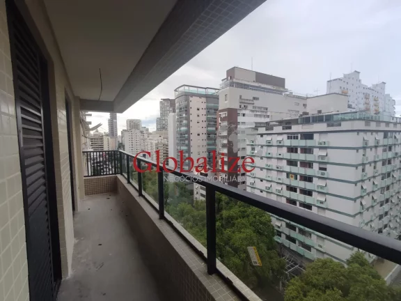 Imagem APARTAMENTO NOVO DE 02 DORMITÓRIOS COM SUÍTE VAGA DE GARAGEM E VISTA PARA O MAR NO JOSE MENINO EM SANTOS R$ 870.000,00