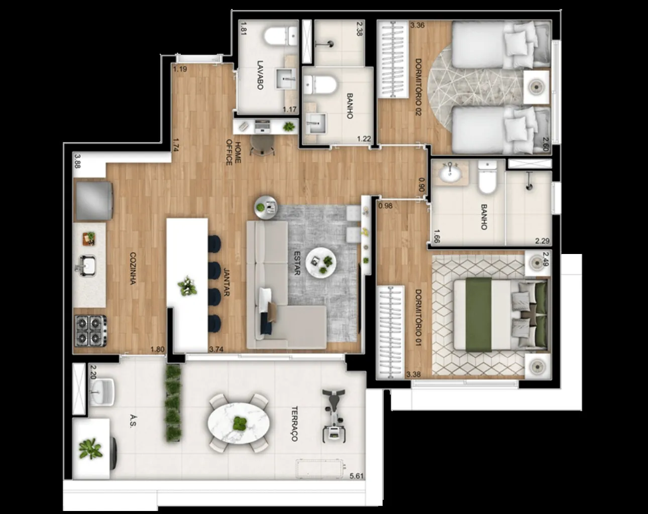 Imagem APARTAMENTO RESIDENCIAL em São Paulo - SP, Parque Imperial