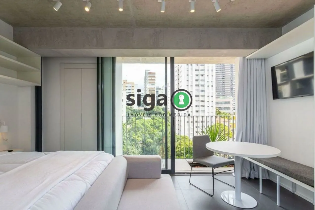 Imagem STUDIO de 28m², com 1 quarto, 1 banheiro e sem vaga na Vila Madalena