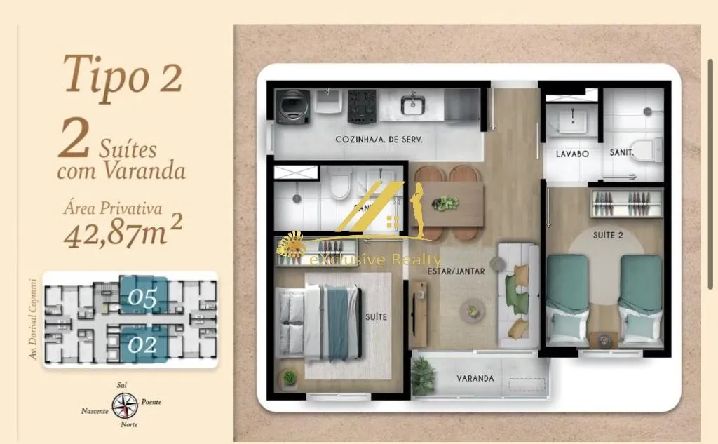 Imagem Apartamento RESIDENCIAL em Salvador - Bahia, Itapuã