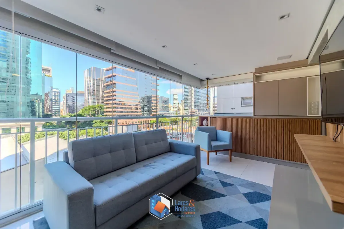 Foto do imóvel Apartamento para venda em Vila Olímpia com 1 quarto, sendo 1 suíte, 54m² em Avenida Presidente Juscelino Kubitschek