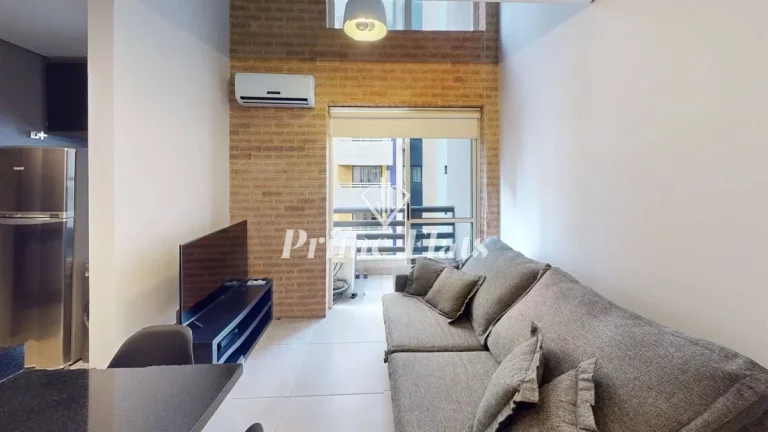 Imagem Flat disponivel para locação no Duplex Life Moema, com 45m², 1 dormitório e 1 vaga