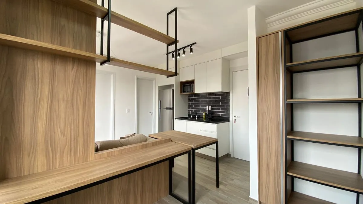 Imagem Apartamento com 1 Quarto para alugar, 37m² - Santo Amaro