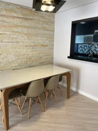 Imagem Apartamento Mobiliado com 77 m² 3 Dormitórios e 2 vagas de Gargens