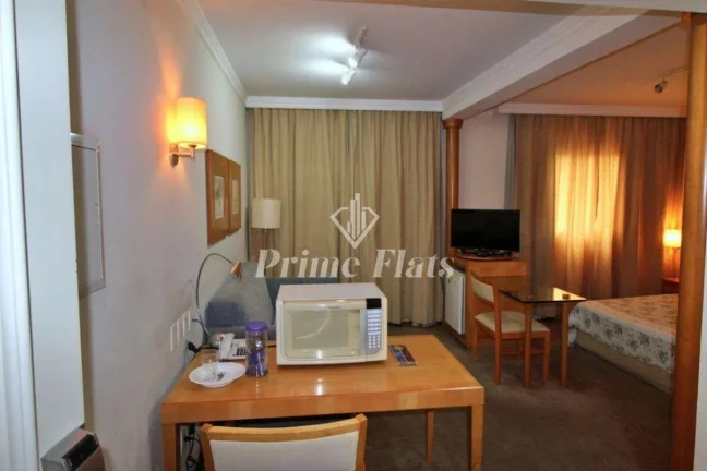 Imagem Flat disponível para venda no Quality Suites Oscar Freire em Pinheiros, com de 32m², 1 dormitório e 1 vaga