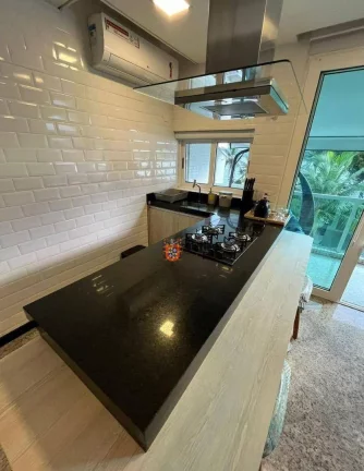 Imagem Flat com 1 suíte à venda, 67 m² por R$ 600.000 - Martim de Sá - Caraguatatuba/SP