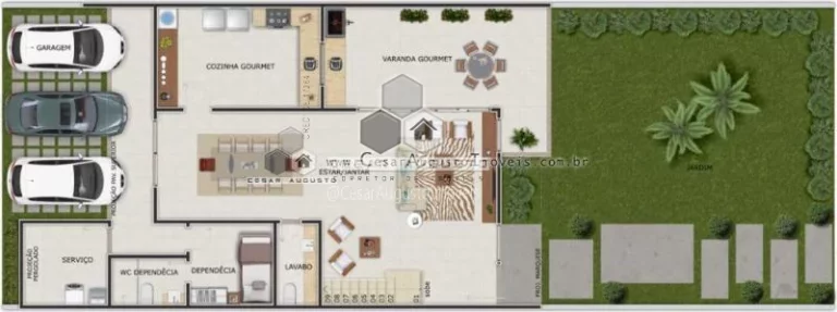 Imagem Carmel Bosque DUO - Casas duplex em condominio de luxo na sapiranga