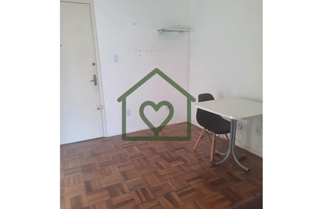 Imagem Apartamento tipo JK, mobiliado e transformado em 1 dormitório. 
 
Com 33m² possui sala, dormitóri...