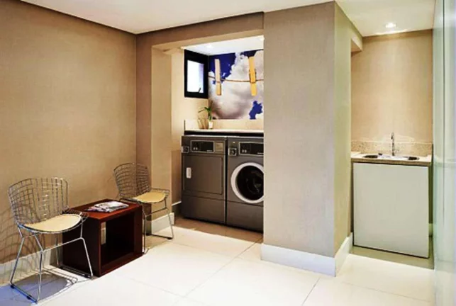 Imagem Flat disponível para venda no Aparthotel Adagio São Paulo Berrini Hotel, com 54m², 2 dormitórios e 1 vaga
