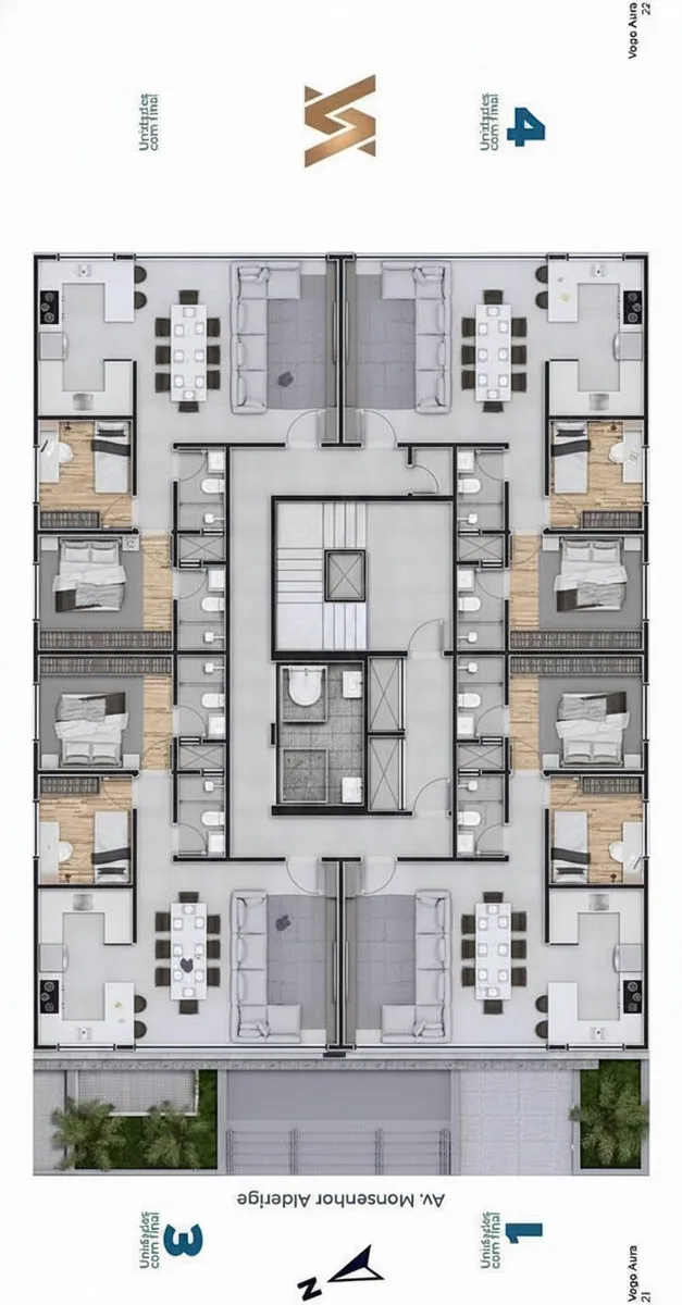 Imagem Apartamento 2 quartos à venda em Jardim Country Club, Poços de Caldas