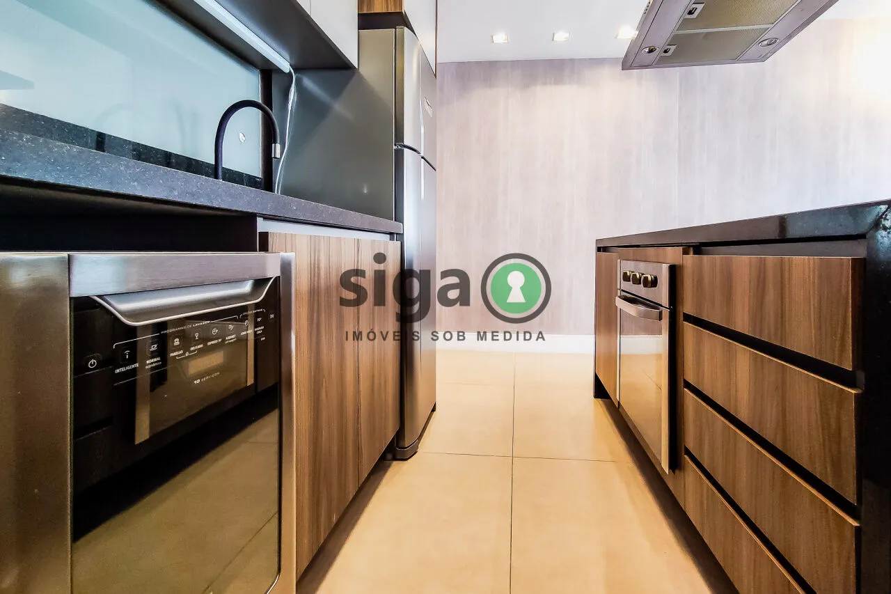 Imagem Apartamento para locação e venda com 1 suíte e 2 vagas - Brooklin - São Paulo/SP