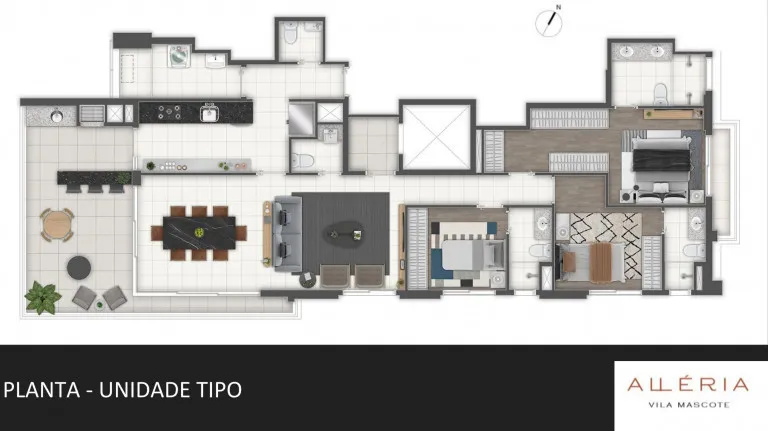 Imagem Apartamento com 3 Quartos à Venda, 143 m² em Vila Mascote - São Paulo