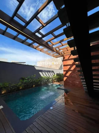 Imagem Casa de condomínio à venda, no Villa Piemonte, em Franca, Parque Universitário, com 3 quartos, 232m2