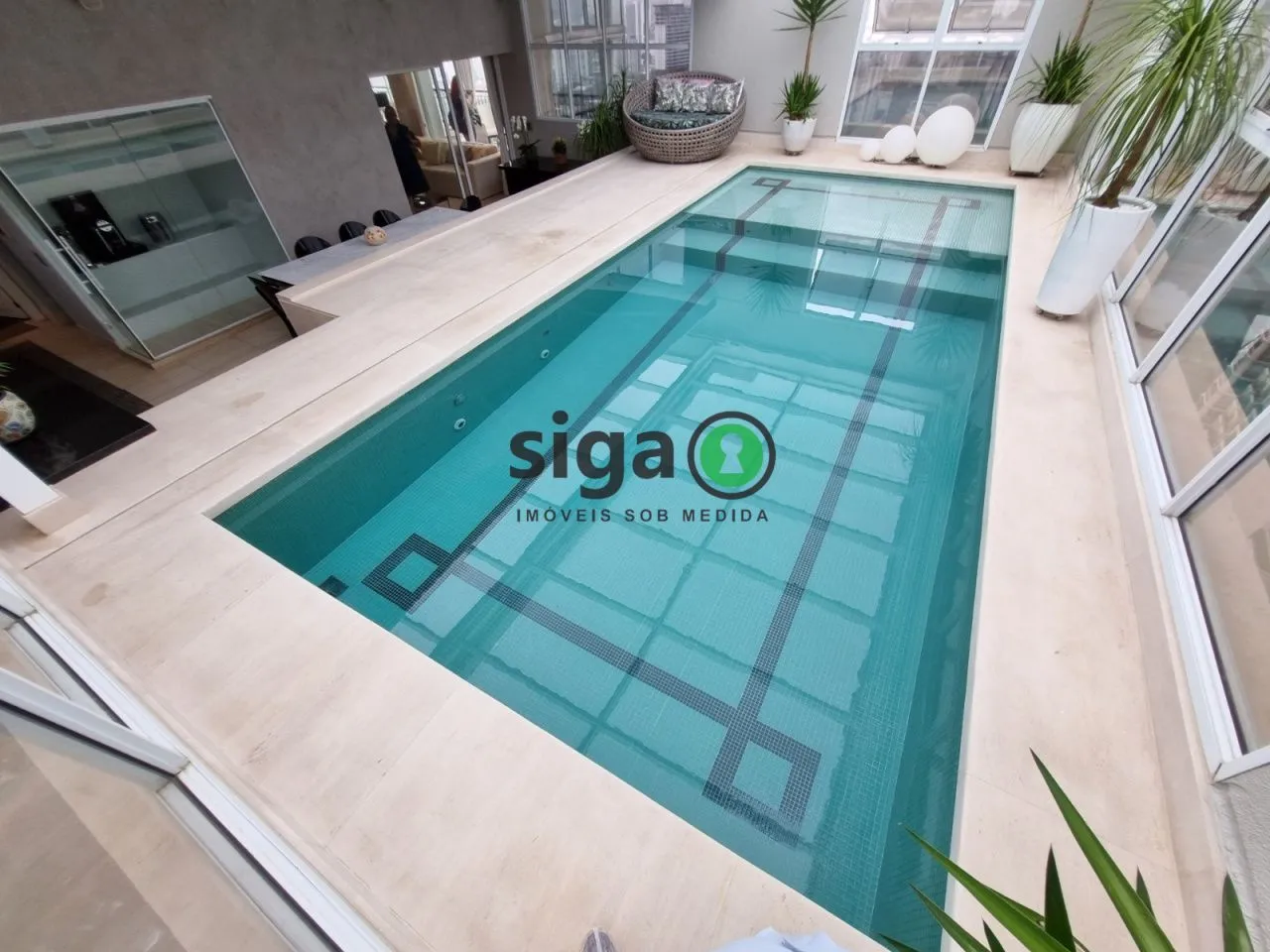 Imagem Cobertura duplex no Panamby, com piscina, sauna e área gourmet