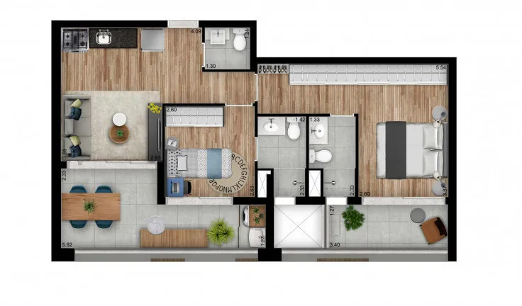 Imagem Apartamento com 2 Quartos à Venda, 69 m²em Perdizes - São Paulo