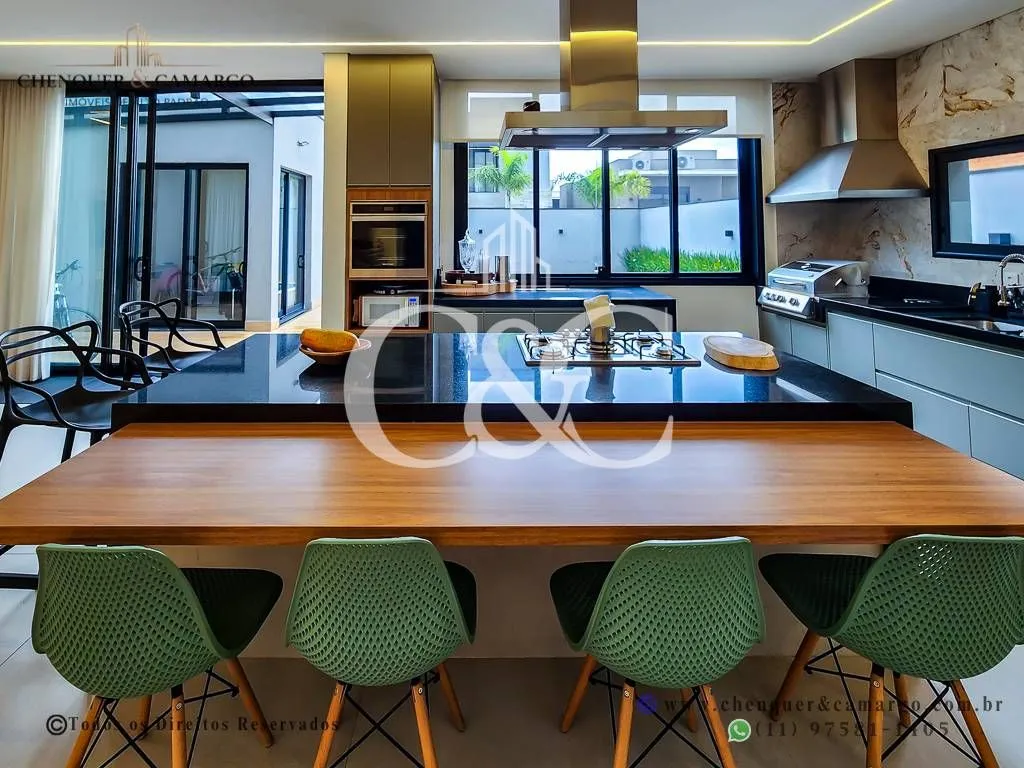 Imagem Casa porteira fechada à venda no Brisas Jundiaí, 333m², 4 dormitórios e piscina climatizada