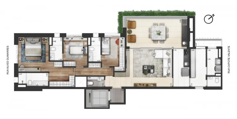Imagem Apartamento com 4 Quartos à Venda, 198 m² em Pinheiros - São Paulo