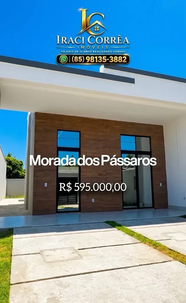 Foto do imóvel Casa com 3 Quartos à Venda, 97,2 m² em Avenida dos Pardais, 142 - Coaçu, Eusébio - CE