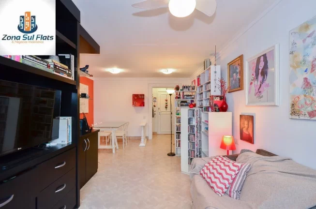 Imagem Apartamento à Venda Em Moema Com 3 Dormitórios Sendo 1 Suíte e 1 Vaga