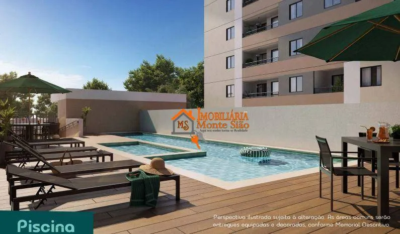 Imagem Apartamento com 2 dormitórios à venda, 46 m² por R$ 442.031,55 - Vila Endres - Guarulhos/SP