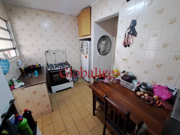 Imagem Apartamento à venda com 78m², 3 quartos, 2 banheiros e varanda por R$335.000,00 na Vila Mathias em Santos