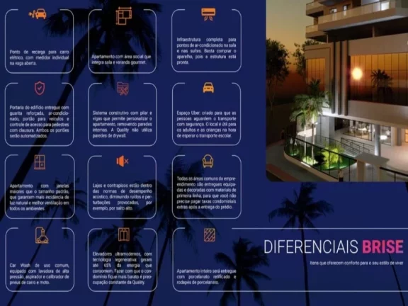 Imagem Lançamento Apartamento com 3 quartos e 1 suíte na praia com venda facilitada