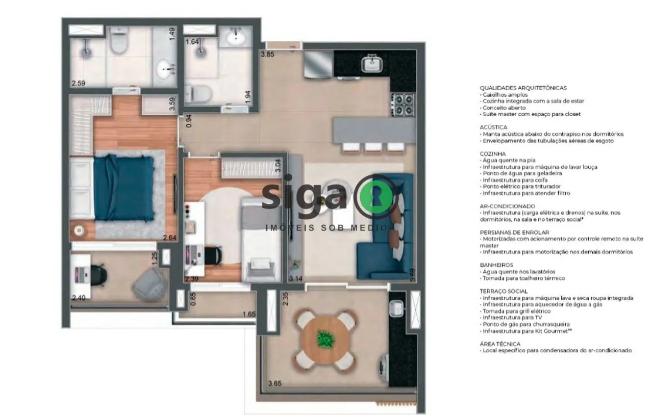 Imagem Apartamento para venda em Pinheiros, São Paulo - SP