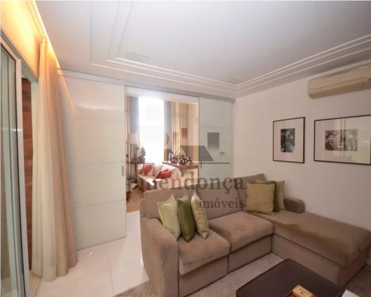 Imagem Apartamento com amplo living para 03 ambientes com piso todo em mármore, terraço, lavabo, 04 suít...