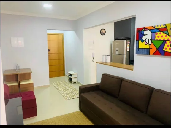 Imagem Apartamento com 1 dorm, campo da aviação, Praia Grande - R$ 480 mil, Cod: 1863