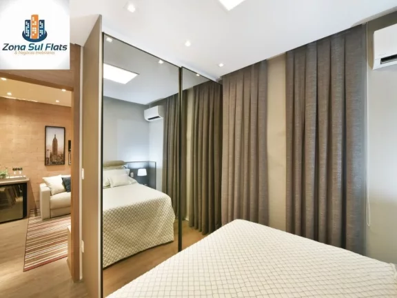 Foto do imóvel Apartamento Alto Padrão para Venda ou Locação na Vila Nova Conceição Com 1 Suíte e 2 Vagas em RUA MARCOS LOPES