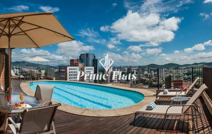 Imagem Flat disponível para venda no Sol Alphaville Hotel ... Residence, com 47m², 1 dormitório e 1 vaga