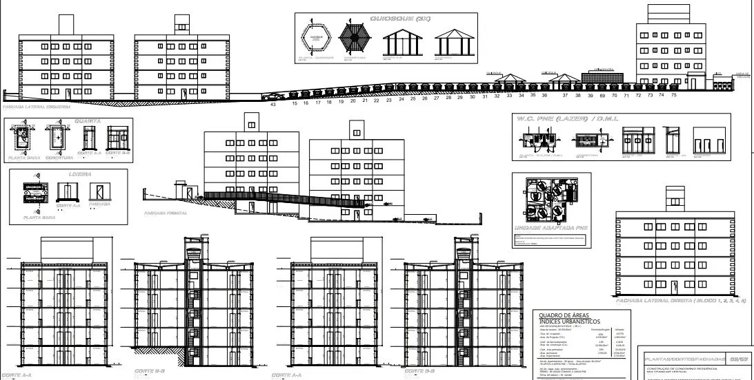 Imagem Área com pré projeto para construção de um empreendimento de apartamentos