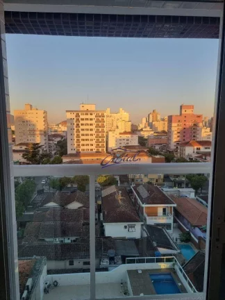 Imagem Apartamento com 2 dormitórios à venda, 54 m² por R$ 565.000,00 - Aparecida - Santos/SP