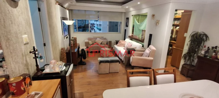 Imagem Apartamento com 2 quartos suite e com cozinha, 106 m², Pompeia, Santos