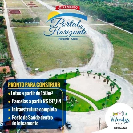 Foto do imóvel Terreno a Venda - Horizonte, CE em Rua Alaís Jardim de Oliveira