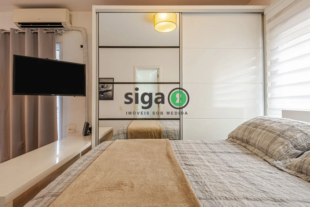 Imagem Studio de 45m² com Suíte | Mobiliado e Pronto para Morar | 300m do Metrô Ana Rosa!