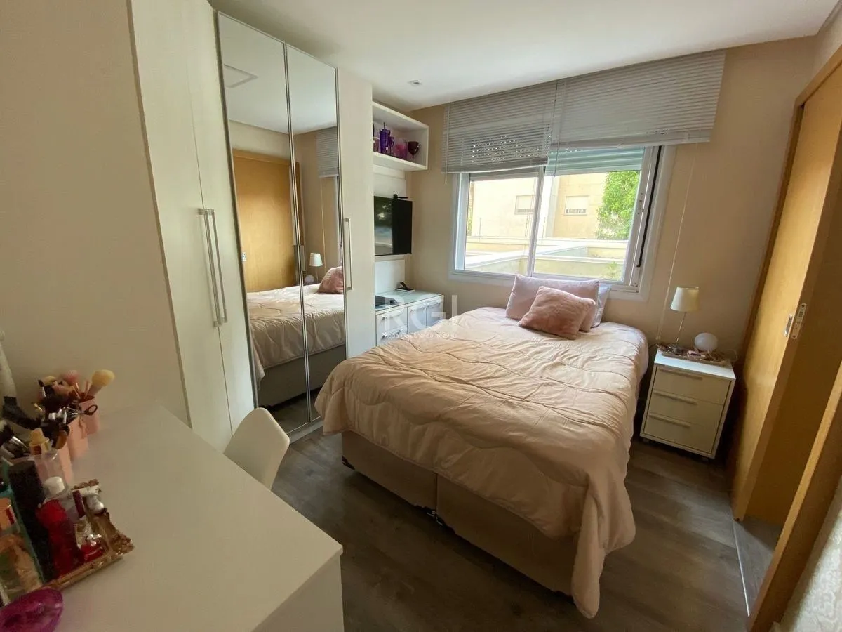 Imagem Apartamento de dois dormitórios, duas suítes e duas vagas de garagem no Prado Gallerie, condomínio com infra estrutura de lazer e segurança, próximo aos shoping iguatemi e bourbom, parque Germânia, b
