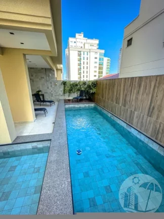 Imagem Linda cobertura com vista permanente da Praia em MEIA PRAIA