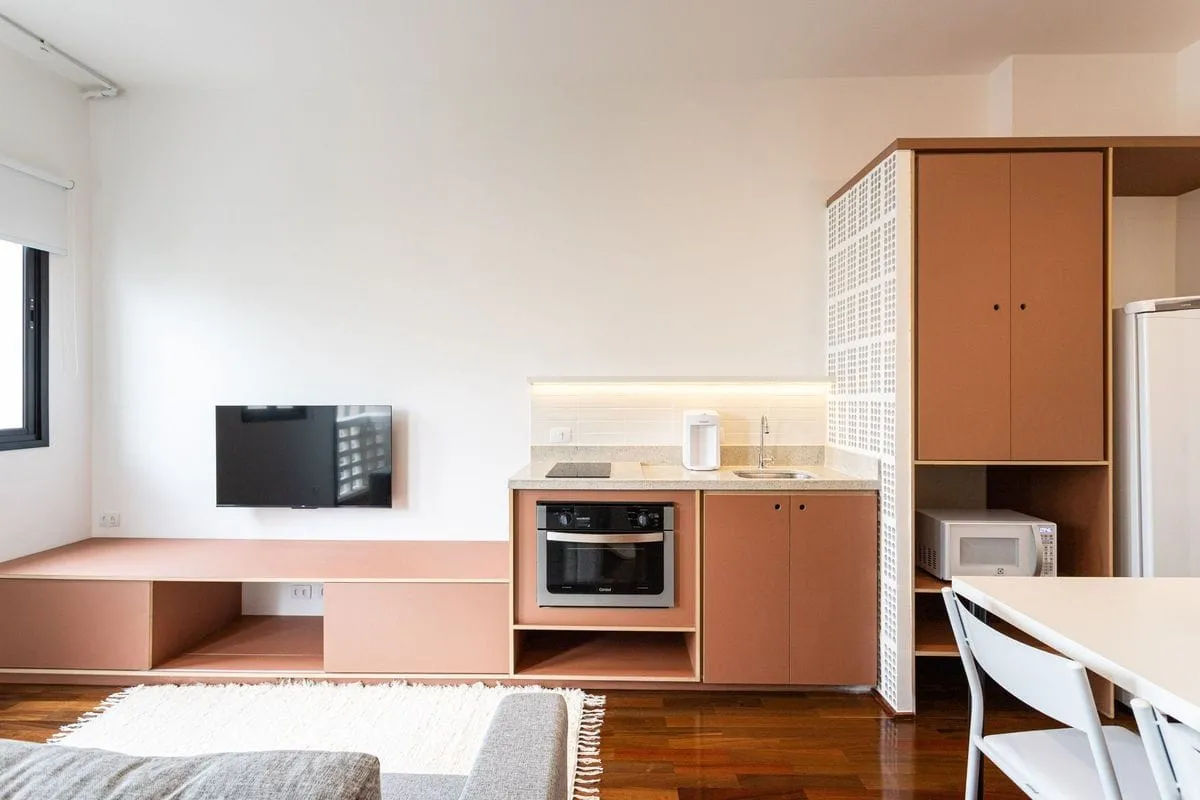 Imagem Apartamento com 1 Quarto para alugar, 27m² - Santa Cecília