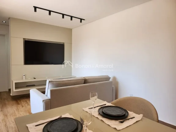 Imagem Recém-entregue, mobiliado, com planta moderna e excelente aproveitamento dos espaços. O living par...