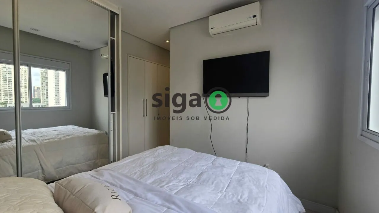 Imagem Apartamento à venda no Brooklin - 75 m² | 1 suíte + banheiro social | Reversível para 2 suítes