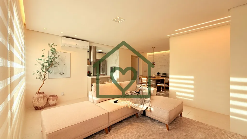Imagem Lindo apartamento semimobiliado, todo reformado e decorado. O apartamento no GRAND PARK LINDOIA fica...