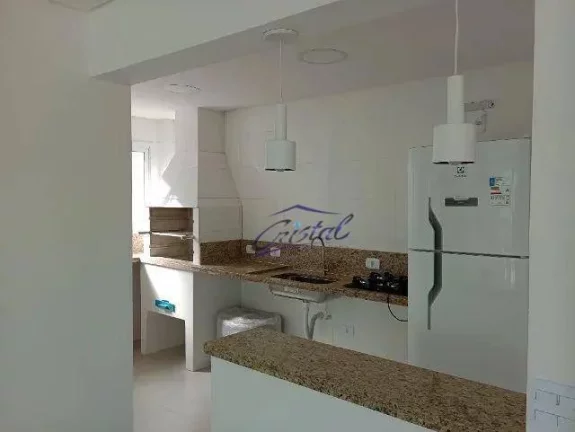 Imagem Apartamento com 1 dormitório à venda, 57 m² por R$ 365.000,00 - Guilhermina - Praia Grande/SP
