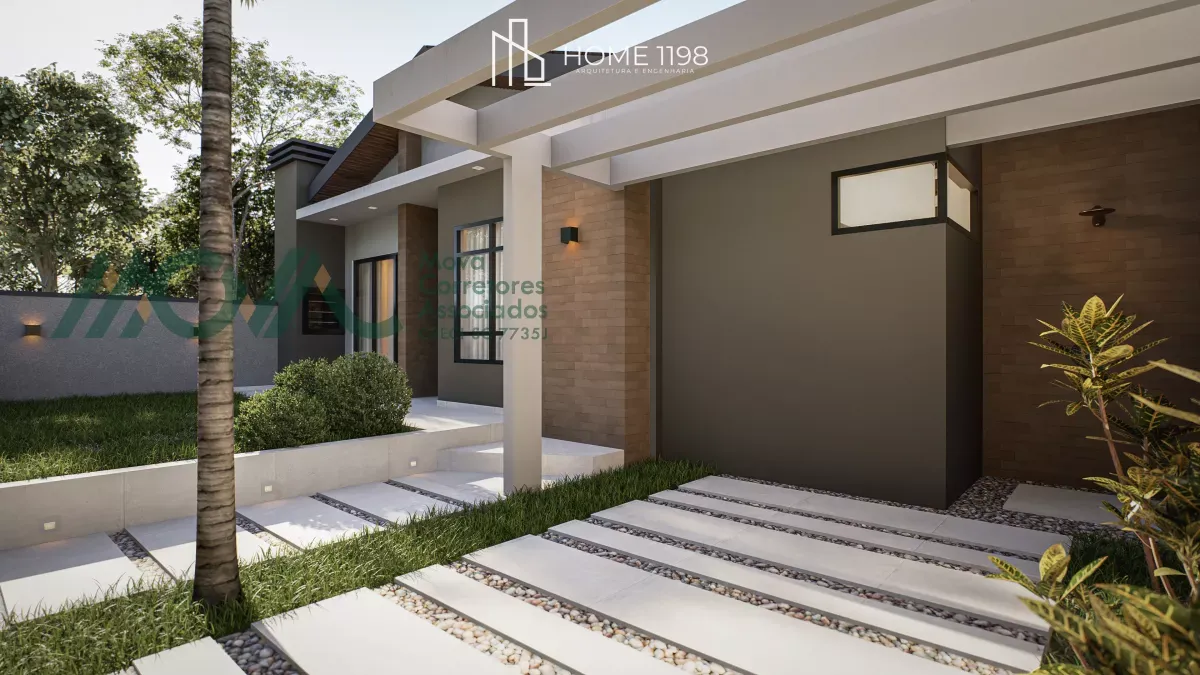 Imagem Casa NOVA, com projeto moderno e excelente padrão de acabamento. 
São 3 dormitórios, sendo 1 suí...