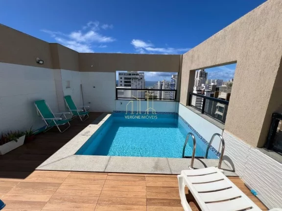 Imagem Excelente cobertura vista mar decorada com três suítes e área gourmet a venda na Pituba