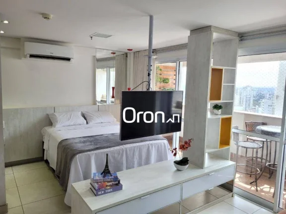 Flat com 1 dormitório à venda, 38 m² por R$ 469.000,00 - Jardim Goiás - Goiânia/GO