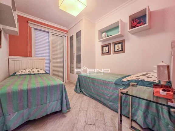 Imagem Apartamento Pé na Areia à venda, com 3 dormitórios 1 suíte 111m² - Riviera de São Lourenço - Bertioga SP